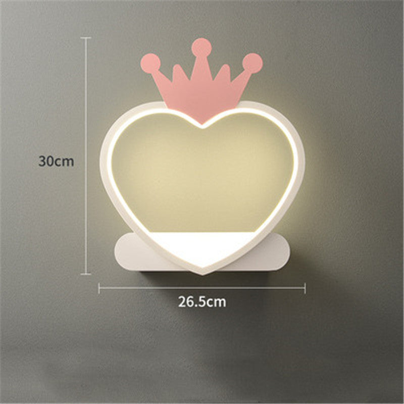 Simple And Modern Led Living Room Bedroom Crown Chandelier