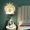 Simple And Modern Led Living Room Bedroom Crown Chandelier
