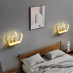 Simple And Modern Led Living Room Bedroom Crown Chandelier